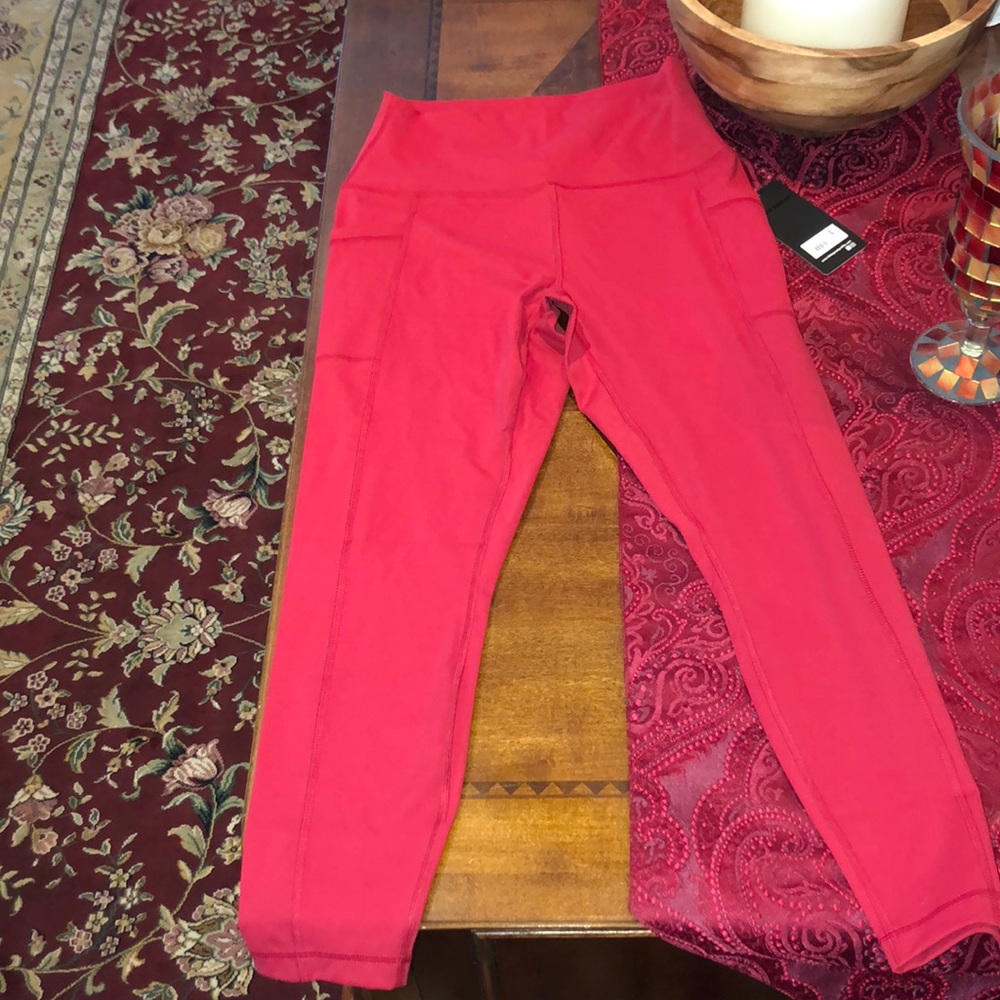 Brand New Red 90 degree reflex leggings